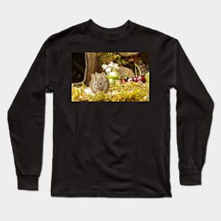 Wild  cute garden mouse Long Sleeve T-Shirt